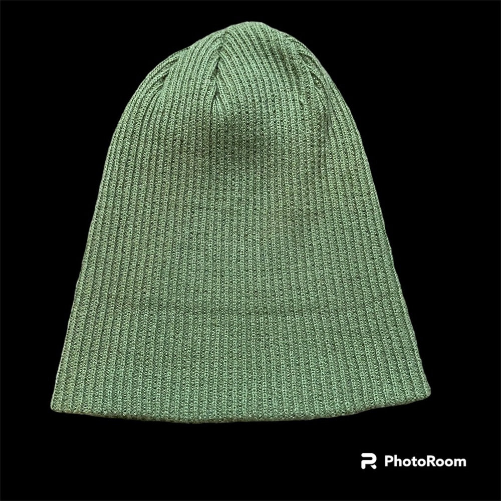 Basic Green Beanie - Picture 2 of 2